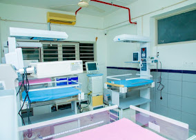 Neonatal ICU with modern equipment